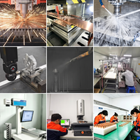 Carcasa de cámara CCTV de aluminio fundido a presión de precisión personalizada, mecanizado CNC, carcasa de cámara IP con recubrimiento de polvo blanco OEM.