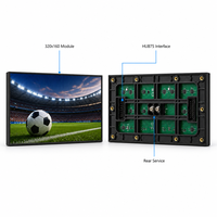 Module d'affichage LED extérieur P5, 5000 nits, haute luminosité, étanche, SMD1921, 320x160mm, pour écran publicitaire de stade ou d'école