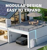 Système de stockage d'énergie domestique Deye AI-W5.1-B 5kWh 30kWh, batterie LiFePO4, étanche IP65, pack de batteries solaires 51.2V haute tension ESS