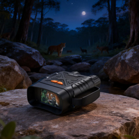 Jumelles de vision nocturne numériques pour la chasse, vidéo HD 1080P, zoom 10X, 2MP, rechargeables, infrarouges, portée 800m