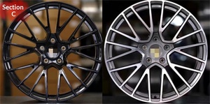 Rines de Aleación de Aluminio Forjado de Diez <span class=keywords><strong>Mil</strong></span> Toneladas para Cayenne Q7 de 19-22 Pulgadas, PCD 5x130 ET60 - Product Image 3