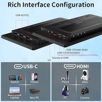 Moniteur de 10,1 pouces avec une qualité d'image vive, étendez votre espace de travail avec ce moniteur tactile de 10,1 pouces
