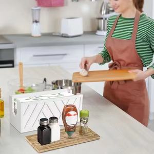Wall Mounted Toilet <b>Paper</b> Holder Rectangular No Drilling Required <b>Kitchen</b> Bathroom Storage Box For Personal Care Kitchenware - Product Image 1