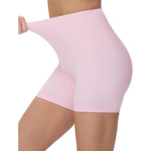 Shorts de Yoga de Cintura Alta para Mujer FOXA, Control de Abdomen, Compresión, Fitness, Deportivos, para Correr - Product Image 3