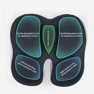 Baru 5D desain ramah lingkungan ortopedi Coccyx jangka panjang duduk kesehatan bebas keringat bernapas perawatan nyeri tempat tidur bantalan memori - Product Image 6