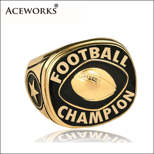 Custom Made Quality Classic <b>Cluster</b> Champion Ring Rose Gold Plated Alloy - Product Image 3