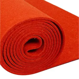 Alfombra larga de exposición con patrón de terciopelo antideslizante, alfombra roja para interiores y exteriores, alfombra para eventos de exposición comercial no tejida