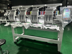 Macchina da Ricamo e Quilting ad Alte Prestazioni a 4 Teste, Motore Servo 1000rpm, per Cappelli e Magliette, Macchina da Ricamo a 12 Aghi - Product Image 4