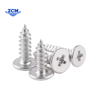 Vis autotaraudeuses à tête cylindrique Phillips en acier inoxydable SS 304/316/410 M2-M5 métriques et impériales