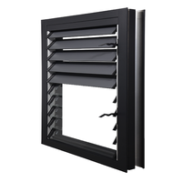Volets fenêtre persiennes en verre aluminium fenêtre pare-balles volet roulant fenêtre cadre en aluminium volets