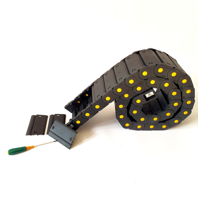 Заводская Закрытая пластиковая нейлоновая кабельная цепь для защиты кабеля