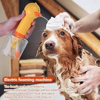 Usine automatique canard chat shampooing massage et toilettage Pet bain brosse chien distributeur de savon électrique chien nettoyage mousse Machine