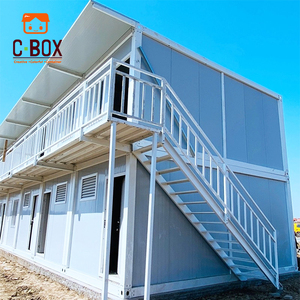 CBOX Maisons préfabriquées Conteneurs empilables Garage Dortoir Montage facile Maisons mobiles préfabriquées Maisons préfabriquées en conteneurs - Product Image 2