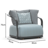 Ensemble de canapés d'extérieur nordique moderne en métal haut de gamme, rotin durable, bambou, bois massif, coussins personnalisables, pour cour et villa