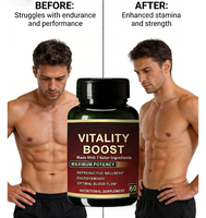 Compléments Énergétiques Bio 7-en-1 à Base de Maca Noire et de Ginseng pour Hommes – Capsules de Maca pour la Santé Naturelle