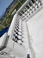 Moules à balustres en plastique ABS résistant Reazone RZCL 95 cm pour la coulée sur site de balustres en béton décoratifs