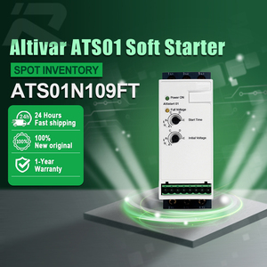 ซอฟต์สตาร์ทเตอร์ ATS01N109FT ของแท้ใหม่ สำหรับมอเตอร์แบบอะซิงโครนัส ATS01 9A 110..480V 1.1..4KW Altivar Soft Starter ATS01 - Product Image 1