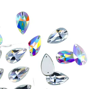 精美的玻璃水晶珠批发设备套装，带鲜艳的Ab色，适合各种手工Diy
