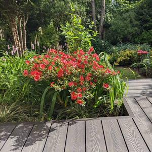 Pavimentazione Ingegnerizzata 3D con Venature del <span class=keywords><strong>Legno</strong></span> in Rilievo, Decking WPC <span class=keywords><strong>per</strong></span> Esterni - Product Image 3