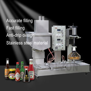 Machine de remplissage quantitative entièrement automatique pour huiles végétales, peintures, résines et agents de durcissement en bidons - Product Image 3