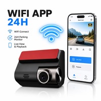 4K Araç Gösterge Paneli Kamerası Çift Lensli Araç DVR'ı WiFi GPS 1.5F Süper Kapasitörlü 24 Saat Park Monitörü Tip C Döngü Kayıt
