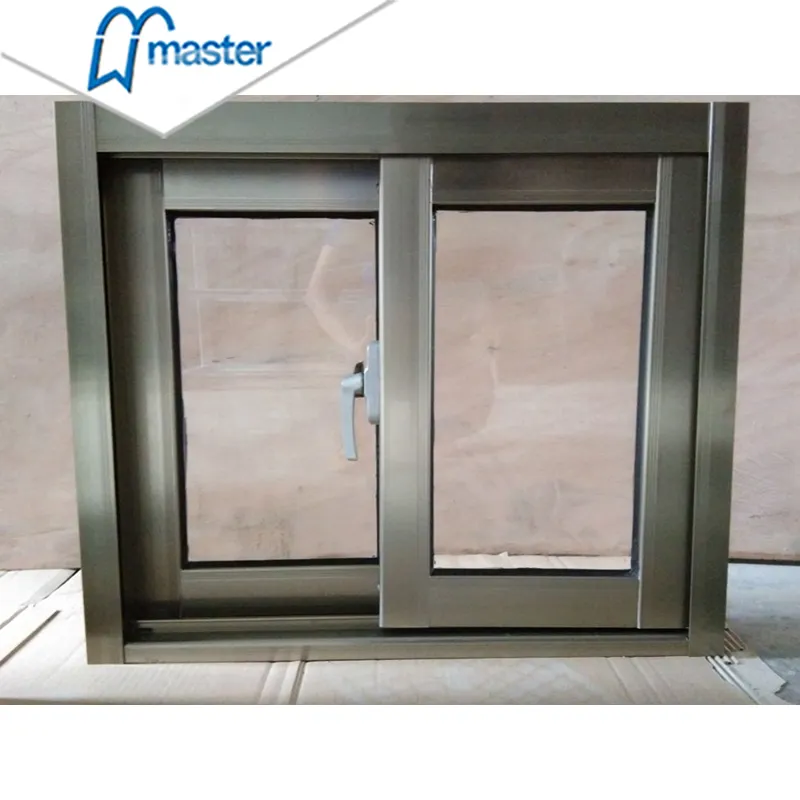Master Well Hot Selling Exterior Windproof Aluminum Double Glazed Glass Sliding Windows With Low Price