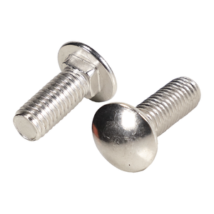 Viti a Testa Tonda in Acciaio Inox 304, Bulloni Quadrati per Mensole, Viti per Carrozziere all'Ingrosso M5/M6/M8/M10 - Product Image 2