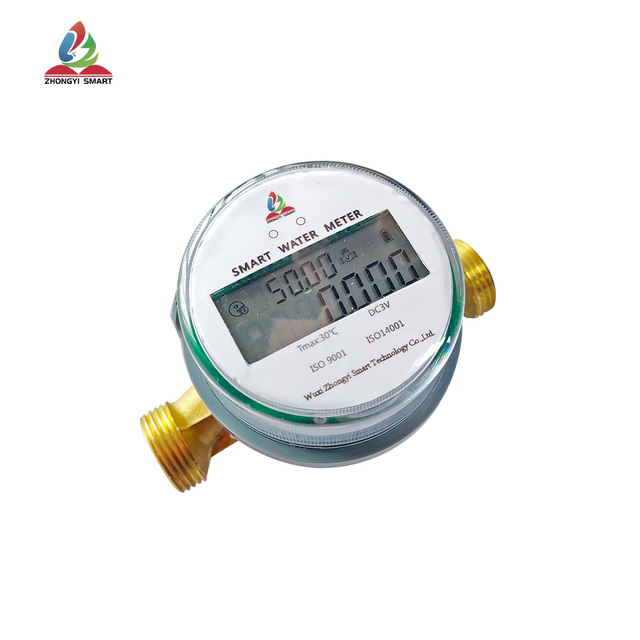 Domestic Postpaid Smart Water Meter/DN15 Single Flow Non-valve Brass Water Meter with WMBUS Module