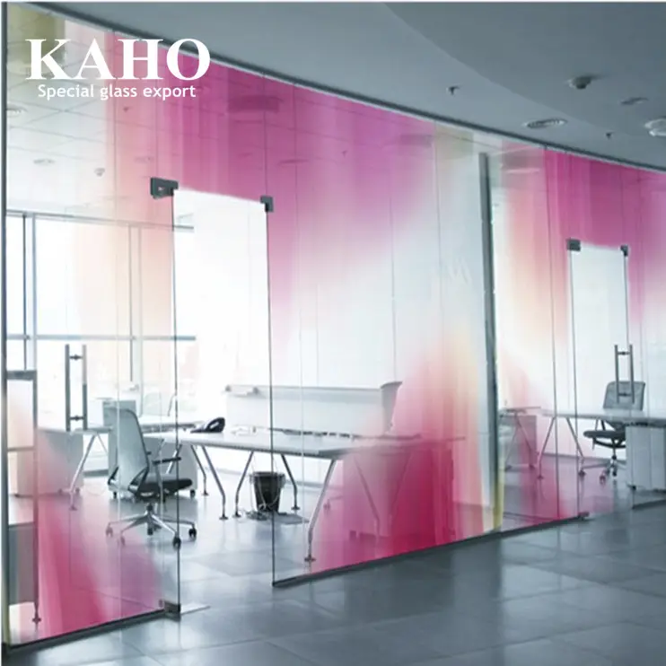 Office Wall Art Design Uv Zeefdruk Gehard Glas