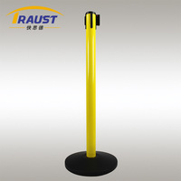 Traust ensemble personnalisé 10 pieds contrôle de la foule gestionnaire de file d'attente support rétractable ceinture poteau poteau barrières stanchion