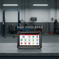 Herramienta de Diagnóstico Profesional Launch X431 Pro3 Apex, Codificación ECU de Todos los Sistemas, Control Bidireccional, Más de 50 Servicios, Datos en Tiempo Real