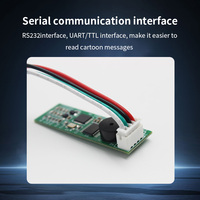 Módulo Lector RFID IC con Protocolo ISO 14443A de 13.56MHz, Interfaz UART RS232, Lectura/Escritura de Sector, Control de Acceso, Distancia de Lectura de 3-5cm