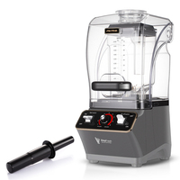 Akane 1200W Smoothie Blender Licuadora De Batidos Met 2.0l Cup Ruisonderdrukking Cover En 28000Rpm Motor