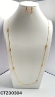 Nouveau Collier Papillon Zircon Plaqué Or 18K en Laiton Haut de Gamme pour Femme – Vente Chaude en Gros