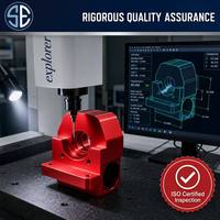 Support de fixation en aluminium pour capteur de routeur et imprimante 3D, usiné CNC de précision, pour automatisation, direct usine