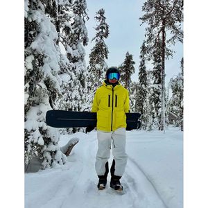 Pantalons de snowboard personnalisés pour hommes et femmes, salopettes de ski amples, imperméables 15K, respirantes 10K, isolées, unisexes, pour adultes - Product Image 3