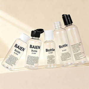 Emballage <span class=keywords><strong>vide</strong></span> de lotions de <span class=keywords><strong>shampooing</strong></span> 50ml 100ml 150ml 250ml 300ml bouteilles en plastique PET claires ambre bleu vert blanc avec bouchon de disque de presse - Product Image 2