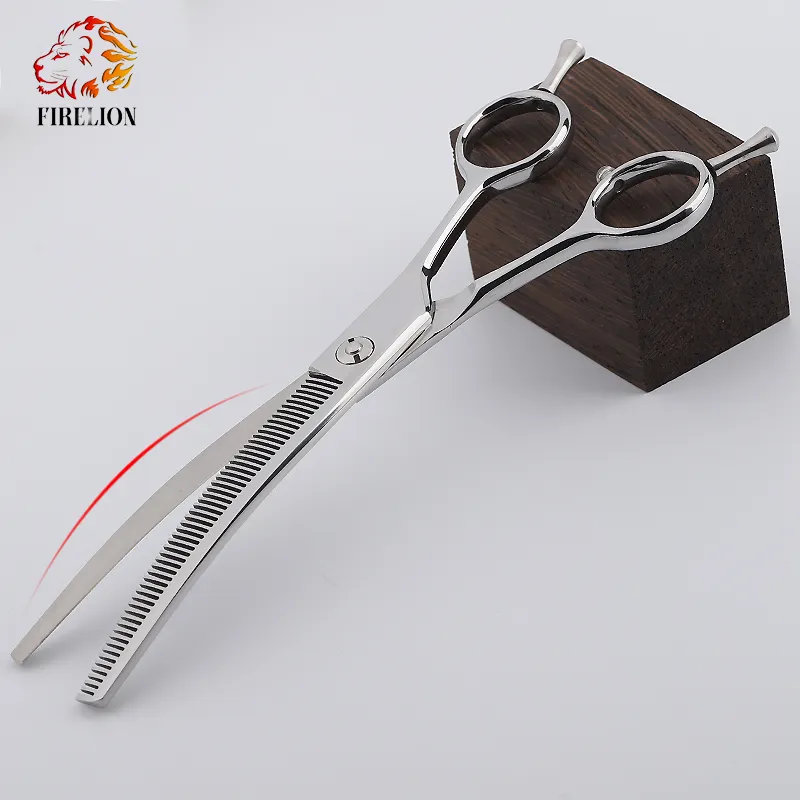 Shuang Zhangjiagang — ciseaux en acier inoxydable pour chien, outil de toilettage, ciseaux à dents pour animaux de compagnie, lot de 7.0 pouces
