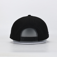 Casquettes de baseball de camionneur d'extérieur à 5 panneaux pour hommes sportifs Motif de broderie 3D Trous laser d'été Chapeau de golf