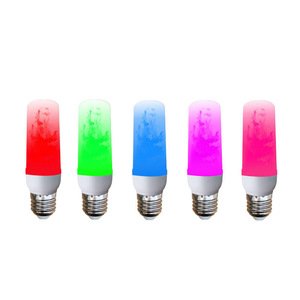 หลอดไฟ LED ไร้เปลวไฟ E27 3 โหมด แสงเปลวไฟเคลื่อนไหว สำหรับตกแต่งบ้านในวันคริสต์มาส - Product Image 2