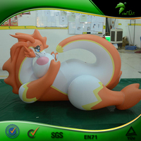 Poupée gonflable Hongyi Dragon Girl SPH, jouet gonflable de dessin animé qui couine avec trou