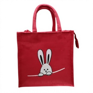 Wholesale Grade Natural Jute <b>Bag</b> 12x10x5 Inch Durable Reusable <b>Shopping</b> <b>Tote</b> <b>Bag</b> for Grocery Market Retail Packaging Commercial - Product Image 1