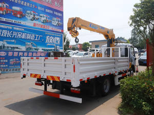 המחיר הטוב ביותר הידראולי 6.3ton 7ton זרוע ישרה מניפולטור נייד משאית רכוב עגור עם שלט רחוק - Product Image 5