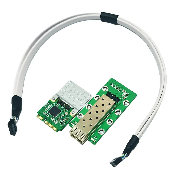 Hochgeschwindigkeits-Mini-Pcie zu einem einzelnen Sfp-Port Gigabit-Ethernet-Mini-PCIE-Schnitts telle NIC-Netzwerk karte für Server