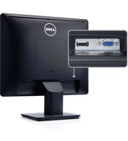 Moniteur Dell E1715S fiable de 17 pouces, dalle TN, fréquence de rafraîchissement de 60 Hz, VGA, DisplayPort, réglage de l'inclinaison, revêtement anti-reflets, écran de bureau