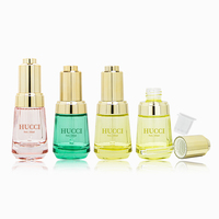 HUCCI flacon compte-gouttes en verre de sérum de soin de la peau vide personnalisable D40 30ml