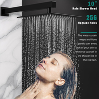 Ensemble de douche mural intelligent avec affichage numérique de la température LED pour salle de bain