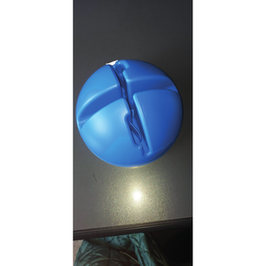 Base Rellenable para Poste de 25 mm, Aro Plano o Tubular, Equipo de Entrenamiento, Plástico Azul - Product Image 1
