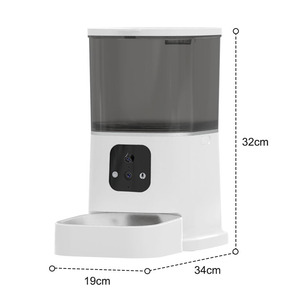 Automatische voerbak voor huisdieren met camera, 5L grote capaciteit, op afstand te bewaken, slimme voerbak voor katten en honden, fabrieksaanpassing - Product Image 1