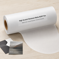 Film BOPP mat pour emballage de boîtes, film d'impression pour emballage de gâteaux, film de plastification thermique mat brillant, film de plastification à froid